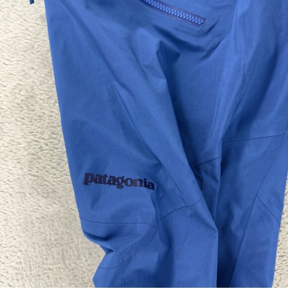 Patagonia NWT Women's Size Small PowSlayer Gore-tex Bibs Alpine Blue 30331 Style - Picture 9 of 16
